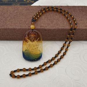 Collar de Jade con Colgante Clásico Chino de Buda Guanyin, Joyería de Moda, Amuleto de la Suerte Tallado, Regalos para Mujeres y Hombres - Product Image 6