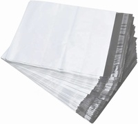 25PCS/PACK Poly Mailer Bahan Polymailer PE Plastik Putih Besar Kantong Kurir Polybag untuk Pakaian