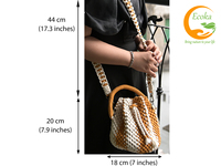 Sacs pour Femmes Été Faits Main pour la Plage Tissés – Nouvelle Conception Mode du Vietnam Sac Macramé Pompe pour Femmes