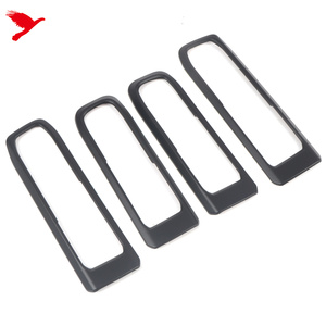 Para Ford <span class=keywords><strong>Explorer</strong></span> U625 2020-2023, manijas de puerta interiores negras mate, cubierta embellecedora ABS, accesorios para coche, 4 Uds. - Product Image 2