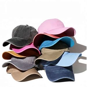 Casquette de baseball brodée personnalisée, style rétro, visière bec de canard, 100 % coton pur, cadeau promotionnel pour entreprise, style denim - Product Image 3