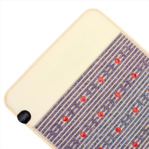 Luxuryade A063 Bio hồng ngoại nước nóng thạch anh tím pha lê Mat cầu vồng 8 đá quý đá pemf Photon liệu pháp ánh sáng màu đỏ nệm - Product Image 5