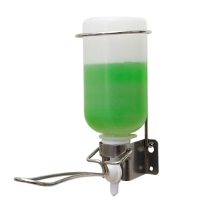 Distributeur mural de savon liquide en acier inoxydable 304, à commande au bras, capacité 1000 ml, pour <span class=keywords><strong>gel</strong></span> sous pression, rechargeable, idéal pour les hôpitaux - Product Image 2