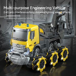 <span class=keywords><strong>Camion</strong></span>-pelle multifonctionnel pour la construction de la ville <span class=keywords><strong>Grue</strong></span> Bétonnière <span class=keywords><strong>Camion</strong></span> à <span class=keywords><strong>benne</strong></span> basculante Garçon <span class=keywords><strong>Jouet</strong></span> d'ingénierie mécanique télécommandé - Product Image 3