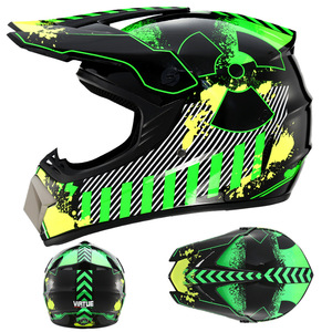 Casque de course tout-terrain Cool pour moto Casque de kart pour hommes et adolescents Casque complet de vélo d'équilibre pour enfants Course à pied en descente - Product Image 2