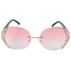 Lunettes <span class=keywords><strong>de</strong></span> <span class=keywords><strong>soleil</strong></span> polygonales sans cadre en métal pour femmes, <span class=keywords><strong>tendance</strong></span> européenne et américaine, en diamant, à bord coupé, nouvelle collection <span class=keywords><strong>2022</strong></span> - Product Image 3