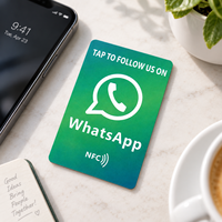 Carte PVC intelligente réutilisable, carte NFC personnalisée, page de commentaires avec code QR personnalisé pour les commentaires et le réseautage des entreprises
