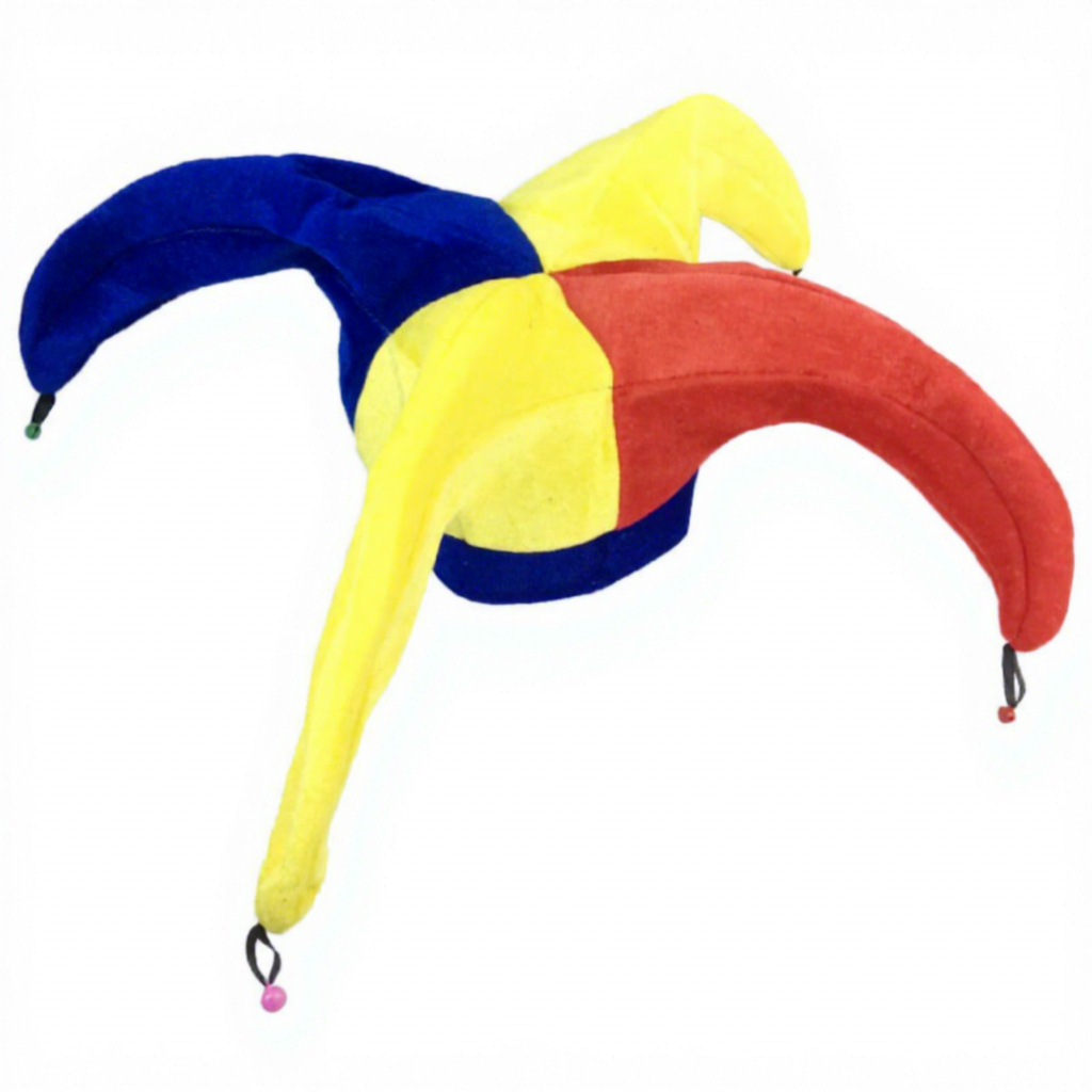 Sombrero de payaso de 4 esquinas