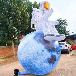 Bán buôn lớn Inflatable khổng lồ mặt trăng Hành Tinh bóng bóng nhảy Inflatable mặt trăng với LED - Product Image 5