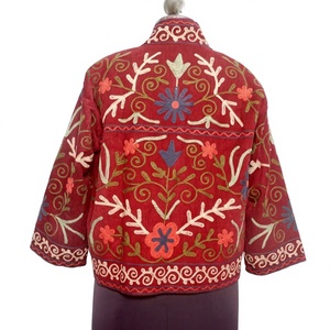 <b>WOODEN</b> <b>BLOCK</b> CRAFT INDIA Custom Made Embroidered Breathable Cotrise Woven Wool Quilted Jacket Cotton Filled Artisan - Product Image 1
