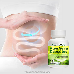 OEM diyet bitkisel Aloe Vera özü kilo kaybı yağ yakma takviyesi aloe emodin kapsüller kabızlık hastalarına yardımcı olur - Product Image 6