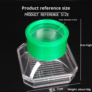 Caja de plástico para observación y recolección de insectos Maihun con lupa para experimentos de ciencia para niños y uso en guardería - Product Image 4