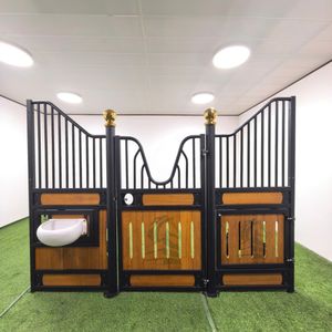 지붕이있는 조립식 휴대용 야외 유럽식 말 안정 판매 뜨거운 판매 분말 코팅 농장 말 헛간 Pferd - Product Image 4