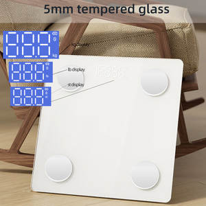 Smart Body <b>Scale</b> With Bluetooth App Connectivity 260Mm Square Touch Sensing High <b>Precision</b> Sensor For Home Use - Product Image 5