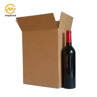 Emballage en Carton de bière personnalisé avec Logo imprimé, boîte à vin en Carton de 6 bouteilles