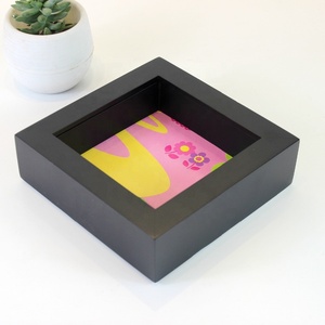 Cornice Fotografica Quadrata <span class=keywords><strong>in</strong></span> <span class=keywords><strong>Legno</strong></span> Personalizzata Premium - Espositore per Ricordi Fatto a Mano - Product Image 3