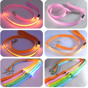 LED Light up Dog <b>Leash</b> Luminous Rope Lead <b>Leash</b> Dog Safety Flashing Glowing LED Dog <b>Leash</b> <b>Collar</b> Electronic <b>Pet</b> Accessories - Product Image 6