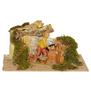 Figurina Muratore con Movimento 15x16 H. 26CM - Product Image 1