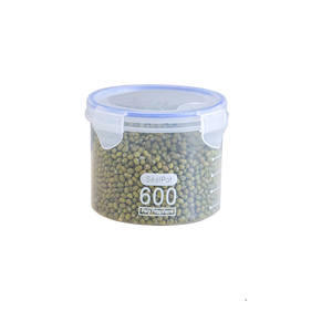 Pots en plastique transparents 800ml, pour bonbons, épices au <span class=keywords><strong>miel</strong></span>, aliments à large bouche, avec couvercle, bon marché, 50 pièces - Product Image 5