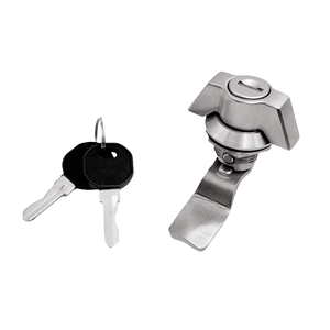 AOBO Puerta de armario industrial de acero inoxidable Perilla de ala cuarto de vuelta AISI 316 Cerradura de leva con llave <span class=keywords><strong>1333</strong></span> - Product Image 1