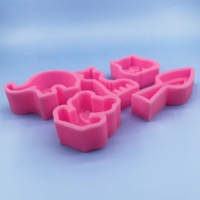 Moule en silicone de qualité alimentaire pour décoration de gâteaux, bougies, savons, argile douce, plâtre aromatique, avec formes de grenouille, éléphant, girafe, hibou