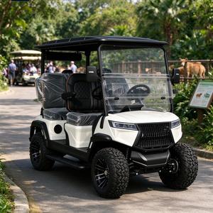 Carrito de Golf Eléctrico Todoterreno para 4 Pasajeros, Carro de Golf de Litio con Suspensión Independiente, Llantas de 12-14 Pulgadas y Color Personalizable - Product Image 1