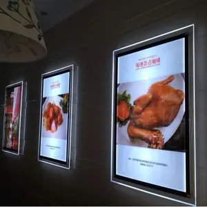 Cam ev aile led poster standı resimler için gayrimenkul işareti yazı emlakçı ışık kutusu pencere