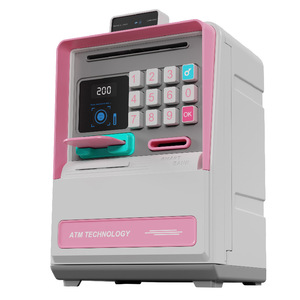 Alcancía Eléctrica con Reconocimiento Facial, Creativa, para Niños, Juguete de Simulación de <span class=keywords><strong>Cajero</strong></span> Automático con Funciones de Casa de Juegos y Rompecabezas - Product Image 4
