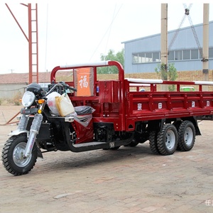 Tricycle motorisé à benne basculante 350CC à double essieu arrière et 9 roues, véhicule de transport de marchandises à 2 essieux - Product Image 4