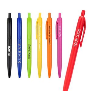 Wholesale <b>Multiple</b> <b>Color</b> Plastic Retractable Promotional <b>Pen</b> Cheap Custom Advertisement Bulk Logo Gift Ballpoint <b>Pens</b> - Product Image 3