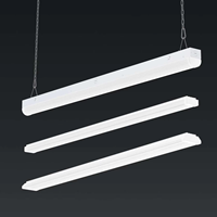 Lampe à latte décorative ETL 50W suspendue pour bureau, éclairage linéaire en aluminium, moderne intérieur, raccordable, haute baie