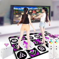 Tapis de danse coréen en PVC, double interface TV, machine de jeu à détection de mouvement pour ordinateur, usage domestique, vente en gros
