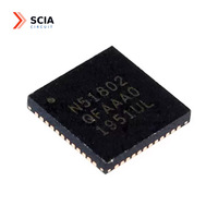 NRF51802-QFAA-R  SoC sans fil basse consommation 2,4 GHz, émetteur-récepteur RF IC QFN48