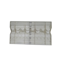 Moules d'injection en plastique ABS/PVC durables et économiques pour décorations murales extérieures, corniches en béton coulé (Modèle