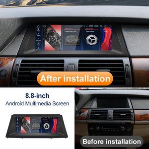 เครื่องเล่นมัลติมีเดียในรถยนต์ STWE รุ่นใหม่ ขนาด 8.8 นิ้ว สำหรับ BMW E70 E71 รองรับ Wireless CarPlay Android AUTO ID6 ID7 ID8 ระบบนำทาง GPS บลูทูธ และฟังเพลง - Product Image 3