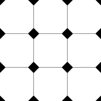 Vente Flash : Carrelage en Porcelaine Diagonal Noir et Blanc Brillant 800x800mm pour Sols Commerciaux Modernes, Salles de Bain et Couloirs