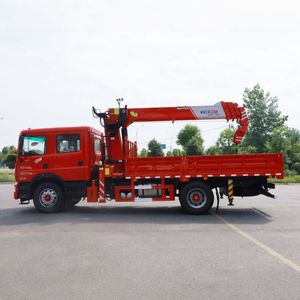 Camion-grue Dongfeng 8 tonnes à double cabine 4x2 DFAC avec grue montée sur véhicule à vendre - Product Image 3
