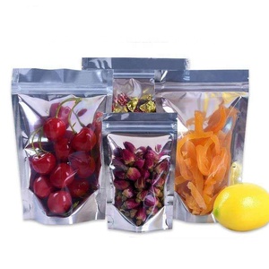 Clear Front Stand-up <span class=keywords><strong>Yin</strong></span> y <span class=keywords><strong>Yang</strong></span> Foil Plastic Zip Lock Bolsa de embalaje para alimentos para leche Comida para mascotas <span class=keywords><strong>Sushi</strong></span> Chicle - Product Image 5