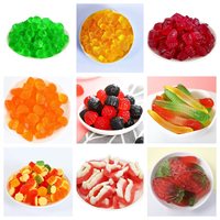 Vente en gros personnalisé en vrac 1kg Gelée à saveur aigre-douce Bonbons gommeux à l'orange Bonbons gommes Snack