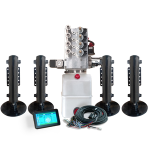 12 V 12 Volt 4 Been Caravan Camper Rv Rc Van Reizen Trailer Automatische <span class=keywords><strong>Auto</strong></span> Outrigger Hydraulische Niveau Nivellering Systeem cilinder - Product Image 3