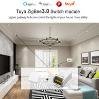 Interrupteur intelligent Zigbee 30A 6600W compatible Alexa et Tuya, contrôle vocal, minuterie, partage familial, nécessite un hub passerelle