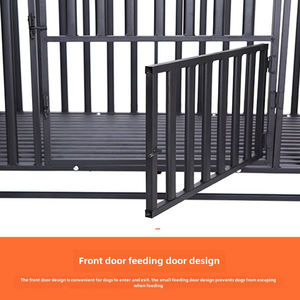 Große Metall Zwinger Hunde käfige Haus zwei Türen quadratische Kiste Rohr Eisen und Kunststoffs chale Paletten kasten Verpackung - Product Image 6