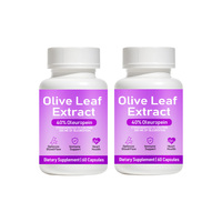 Fabricants OEM de capsules de feuilles d'olivier, contenant de l'oléuropéine, pour soutenir le système immunitaire et la santé cardiaque des adultes, complément alimentaire