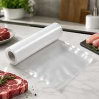 Sacs sous vide en nylon gaufré en stock, sacs de conservation sous vide pour aliments, sacs de conservation sous vide pour aliments, sacs de rangement pour aliments