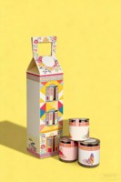 Boîte à bougies personnalisée au design classique, 9 pièces, pour bougies parfumées en pot, boîte cadeau en papier rigide, emballage pour huiles essentielles