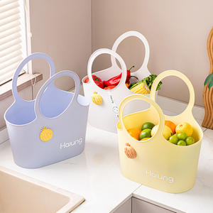 Panier de douche rectangulaire Haiung 2,0-3,0 L, sac de rangement portable pour articles de toilette de salle de bain - Product Image 5