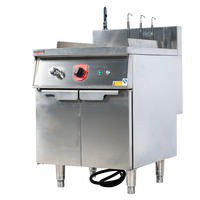 Cuiseur à nouilles vertical à six bacs RKMF-RG166, cuisinière à nouilles électrique efficace en acier inoxydable