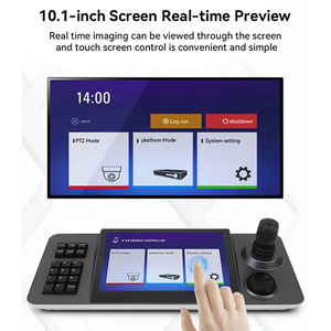 ชุดควบคุมกล้อง IP POE 4K พร้อมชุดอุปกรณ์ AI Track Live Video Switcher Ndi Broadcast สำหรับงานโบสถ์ MC8420+MK3000 IP POE - Product Image 2