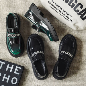 รองเท้าโลฟเฟอร์แบบสวมรุ่นใหม่คุณภาพสูง OEM สำหรับผู้ชายและผู้หญิง รองเท้าลำลองสำหรับฤดูใบไม้ร่วง น้ำหนักเบา เหมาะสำหรับใส่ทำงานและโอกาสทางการ - Product Image 4