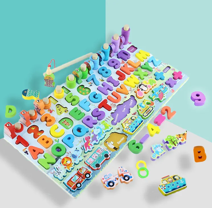 बच्चे खिलौना मोंटेसरी लकड़ी के चुंबकीय मछली पकड़ने का खेल संज्ञानात्मक खिलौना बच्चों के खिलौने शैक्षिक बोर्ड खेल लकड़ी के मछली पकड़ने के खेल बच्चों के लिए